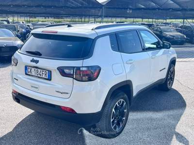 Jeep Compass 1.3 Turbo T4 240 CV PHEV AT6 4xe Trailhawk Bianco usata Pieve di Soligo