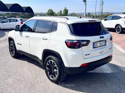 Jeep Compass 1.3 Turbo T4 240 CV PHEV AT6 4xe Trailhawk Bianco usata Pieve di Soligo