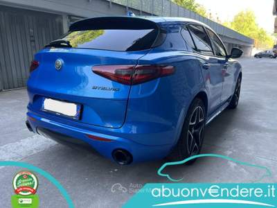 Alfa Romeo Stelvio 2.2 Turbodiesel 210 CV AT8 Q4 Veloce Blu/Azzurro usata Corbetta