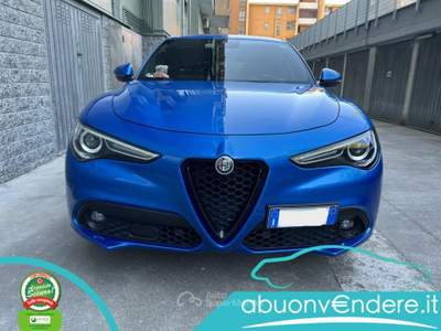 Alfa Romeo Stelvio 2.2 Turbodiesel 210 CV AT8 Q4 Veloce Blu/Azzurro usata Corbetta