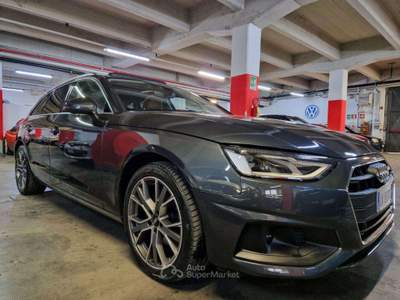 Audi A4 AVANT 35 TDI CV.163 ELETT/DIESEL PELLE+TETTO+18' Grigio usata Torino