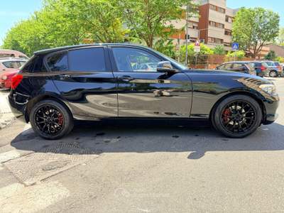 BMW Serie 1 116d 116cv Euro 6 ALL BLACK Nero usata Roma