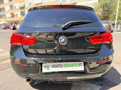 BMW Serie 1 116d 116cv Euro 6 ALL BLACK Nero usata Roma