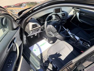 BMW Serie 1 116d 116cv Euro 6 ALL BLACK Nero usata Roma