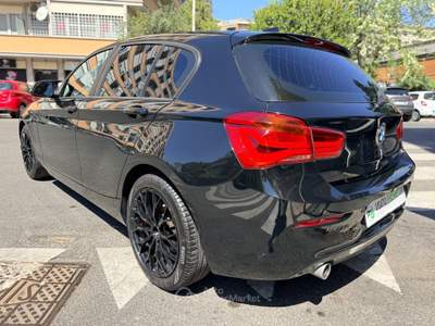 BMW Serie 1 116d 116cv Euro 6 ALL BLACK Nero usata Roma