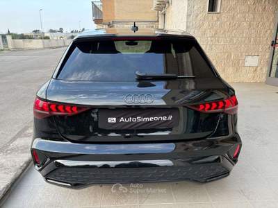 Audi A3 SPB SPORTBACK 35 TDI S tronic S line edition Nero usata Carovigno