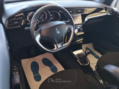 DS Automobiles DS 3 Ds3 1.2 Chic 82cv - EURO6 - NEOPATENTATI Argento usata Pistoia