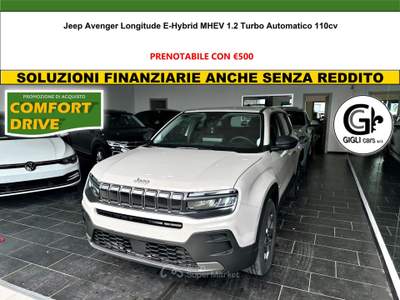 Jeep Avenger Longitude MHEV 1.2 Turbo Automatico Hybrid 110cv Grigio usata Campi Bisenzio
