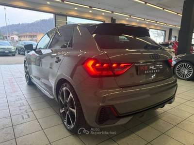 Audi A1 30 1.0 tfsi Identity Black 116cv s-tronic Grigio usata Mozzo