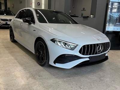 Mercedes-Benz Classe A A 200 45S AMG 4Matic+ Premium Bianco usata San Giuseppe Vesuviano