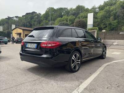 Mercedes-Benz Classe C 200 D Sport 9G-Tronic Nero usata Roma