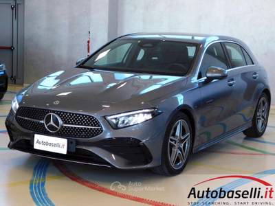 Mercedes-Benz Classe A 180D 116cv AMG-LINE AUTOMATICA 8G ADVANCED PLUS Grigio usata Quinzano D'oglio