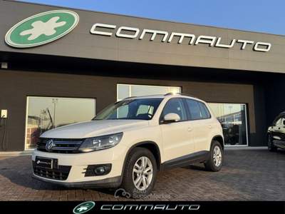 Volkswagen Tiguan 1.4 TSI 122 CV Cross BlueMotion Technology Bianco usata Quinto di Treviso