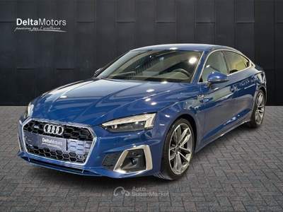 Audi A5  - a5 sportback 40 2.0 tdi mhev s line e Blu/Azzurro usata Ancona