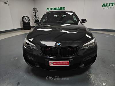 BMW Serie 2 220d d Cabrio Msport auto Nero usata Brescia