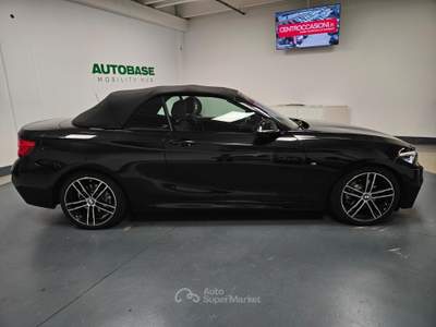 BMW Serie 2 220d d Cabrio Msport auto Nero usata Brescia