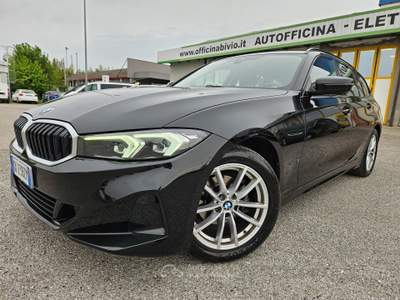 BMW Serie 3 325tds d Touring mhev 48V auto Nero usata San Stino di Livenza