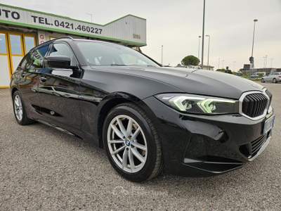 BMW Serie 3 325tds d Touring mhev 48V auto Nero usata San Stino di Livenza