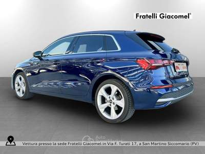 Audi A3 sportback 2.0 tdi business advanced 150cv s-tronic Blu/Azzurro usata Assago