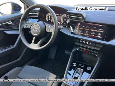 Audi A3 sportback 2.0 tdi business advanced 150cv s-tronic Blu/Azzurro usata San Martino Siccomario