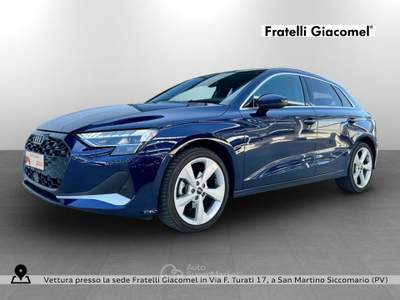 Audi A3 sportback 2.0 tdi business advanced 150cv s-tronic Blu/Azzurro usata San Martino Siccomario