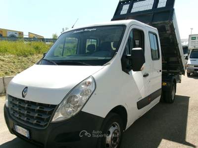 Renault Master 2.3 DCI 125CV E5 DOPPIA CABINA 7 POSTI RIBALTABILE TRILATERALE Bianco usata Giugliano in Campania