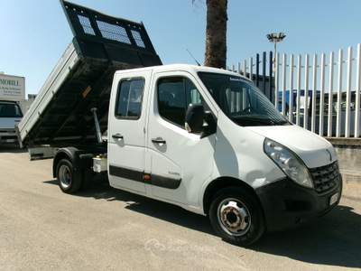 Renault Master 2.3 DCI 125CV E5 DOPPIA CABINA 7 POSTI RIBALTABILE TRILATERALE Bianco usata Giugliano in Campania