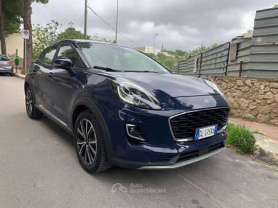 Ford Puma 1.0 EcoBoost Hyb. 125 S&S Tit. Des. Blu/Azzurro usata Grottaglie