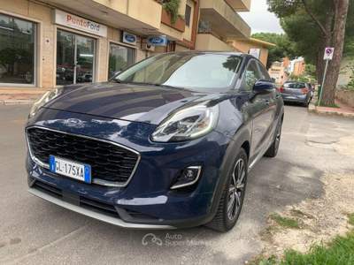 Ford Puma 1.0 EcoBoost Hyb. 125 S&S Tit. Des. Blu/Azzurro usata Grottaglie