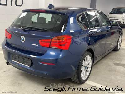 BMW Serie 1 116d 116d 5 PORTE|Advantage|EU6 Blu/Azzurro usata Civita Castellana