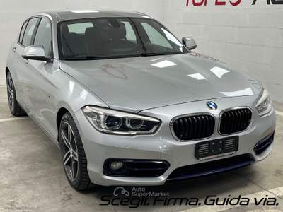 BMW Serie 1 118d 118d 5 PORTE|Sport LINE|EU6 Argento usata Civita Castellana