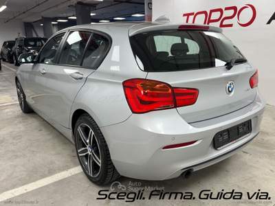 BMW Serie 1 118d 118d 5 PORTE|Sport LINE|EU6 Argento usata Civita Castellana