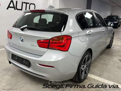 BMW Serie 1 118d 118d 5 PORTE|Sport LINE|EU6 Argento usata Civita Castellana