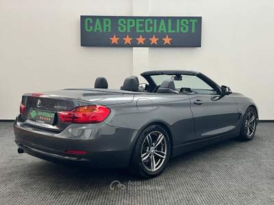 BMW Serie 4 430dA d Cabrio Sport EURO6|PADDLES|NAVI|PELLE Grigio usata Como