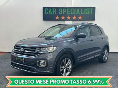 Volkswagen T-Cross 1.0 tsi 110cv dsg R-LINE ACC|PADDLES|NEOPAT.|17' Grigio usata Como