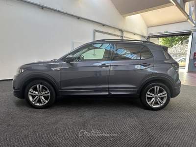 Volkswagen T-Cross 1.0 tsi 110cv dsg R-LINE ACC|PADDLES|NEOPAT.|17' Grigio usata Como