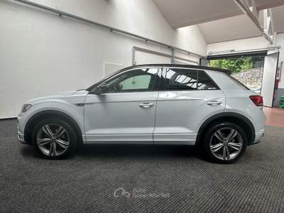 Volkswagen T-Roc 1.5 tsi R-LINE dsg LED|ACC|RETROCAMERA|18' Bianco usata Como