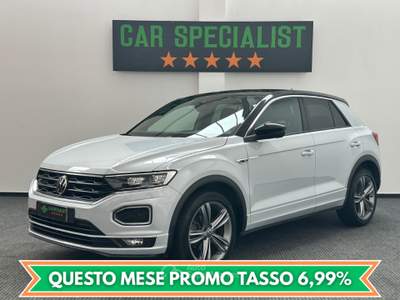 Volkswagen T-Roc 1.5 tsi R-LINE dsg LED|ACC|RETROCAMERA|18' Bianco usata Como