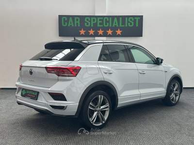 Volkswagen T-Roc 1.5 tsi R-LINE dsg LED|ACC|RETROCAMERA|18' Bianco usata Como