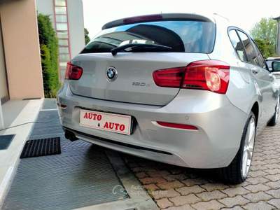 BMW Serie 1 120d 120 D SPORT M.Y.18  CAMBIO SPORT / PADDLESS /LEGA 18 Argento usata Rubano