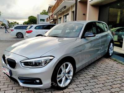 BMW Serie 1 120d 120 D SPORT M.Y.18  CAMBIO SPORT / PADDLESS /LEGA 18 Argento usata Rubano