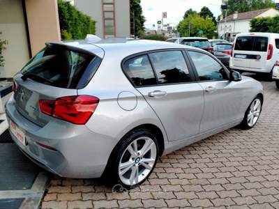 BMW Serie 1 120d 120 D SPORT M.Y.18  CAMBIO SPORT / PADDLESS /LEGA 18 Argento usata Rubano