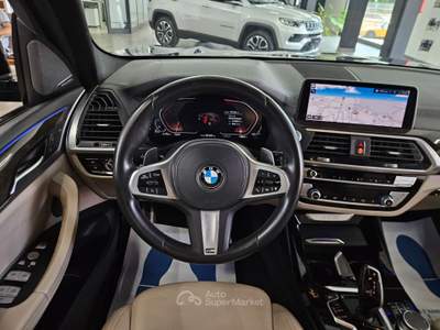 BMW X3 BMW X3 xdrive30d mhev 48V Msport 249cv auto Blu/Azzurro usata Pistoia