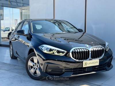 BMW Serie 1 116d 116 d 1.5 116 CV 5P. Advantage MANUALE MY2022 Nero usata Pomigliano d'Arco