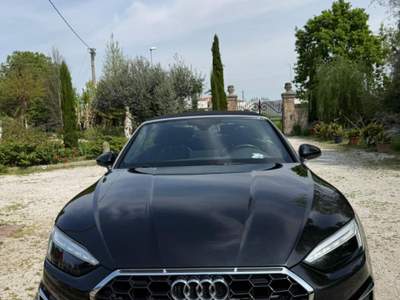 Audi A5 Cabrio 40TFSI Nero usata Montagnana