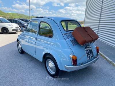 Fiat 500 110D porte controvento trasformabile-convertibile Blu/Azzurro usata Sant'Angelo in vado