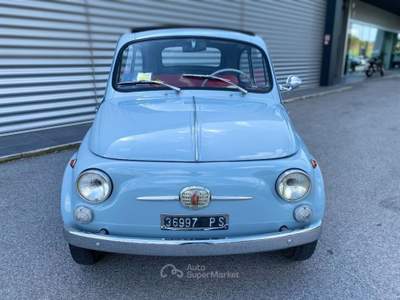 Fiat 500 110D porte controvento trasformabile-convertibile Blu/Azzurro usata Sant'Angelo in vado