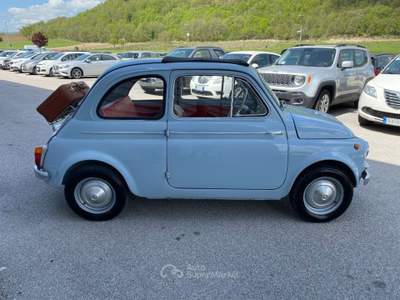 Fiat 500 110D porte controvento trasformabile-convertibile Blu/Azzurro usata Sant'Angelo in vado