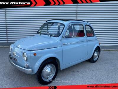 Fiat 500 110D porte controvento trasformabile-convertibile Blu/Azzurro usata Sant'Angelo in vado