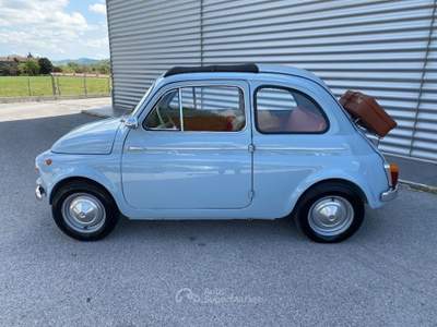 Fiat 500 110D porte controvento trasformabile-convertibile Blu/Azzurro usata Sant'Angelo in vado